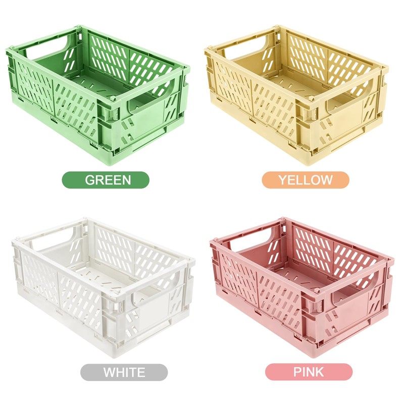 Royouzi Folding Box, Pack of 4 Folding Storage Baskets (25