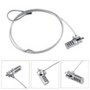 Laptop Lock, 1.1 m 4 Digit Password Protection Cable Chains