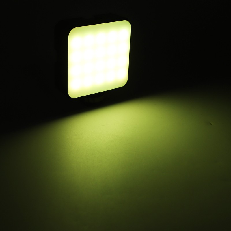 LED Camera Light Dimmable 2500K to 6500K 1200mAh Rechargeable Portable