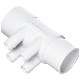 Waterway Plastics 806105121257 2" S X 2" Spg X (4) 3/4" Barbs Manifold