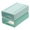 PATIKIL Small Stackable Storage Drawers, Stacking Drawers Mini Desk Bathroom
