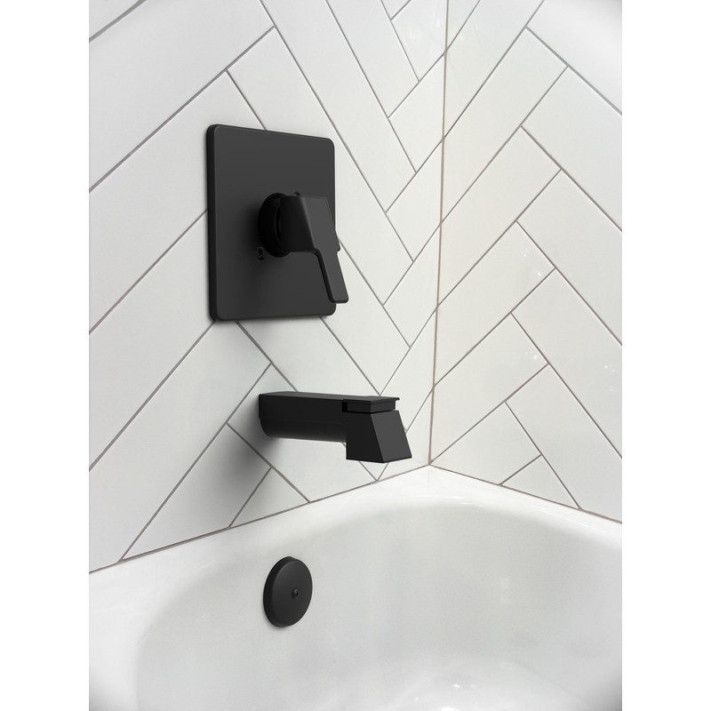 Olympia OP-640043-MB Extended i3 Combo Diverter Tub Spout in Matte