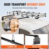 VEVOR Van Roof Ladder Racks - 60" Heavy-Duty Steel Racks,