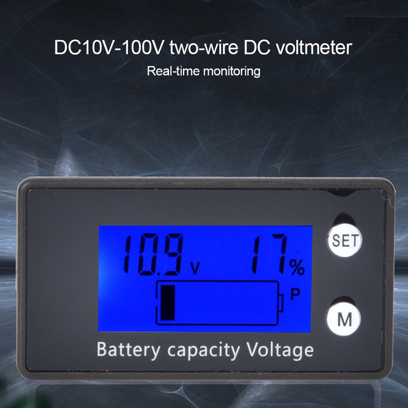 LCD Digital Voltmeter Medium Portable Battery Voltage Equipment Industrial Tool