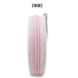 K Company CKMP1-SG Round Pouch with Carabiner (H x W x D): 3.7 x 3.7 x 3.7 x 1.0 inches (9.4 x 9.4 x 2.5 cm)