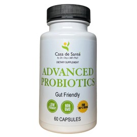 Casa de Sante Suplemento probiótico avanzado para mujeres en la menopausia y la perimenopausia favorece el equilibrio hormonal, los sofocos, los...   