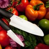 Kyocera FK-140-WH Ceramic Santoku, Chef Knife for Your Cooking Needs,