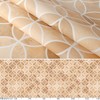 Washable Oilcloth Tablecloth Oval 140 x 240 cm Cut Edge