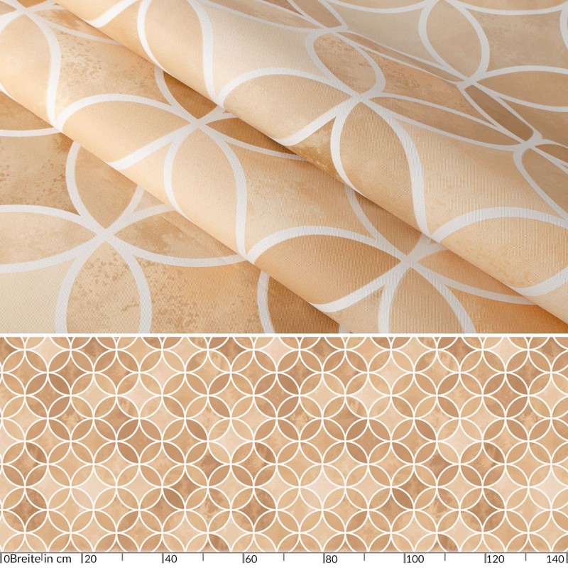 Washable Oilcloth Tablecloth Oval 140 x 240 cm Cut Edge