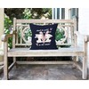 SpecialMe® Cushion Cover Saying Gift Love Friendship Rabbit Couple Heart