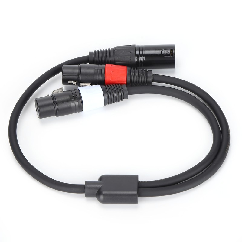 JORIND 5Pin XLR Male to Dual 3Pin XLR Female Cable