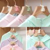 Clothes Hanger Connector Hooks，100 Pcs Hanger Extender Clips Cascading Clothes