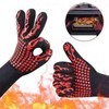 BBQ Gloves Heat Resistant Gloves Grilling Gloves Silicone Oven Gloves