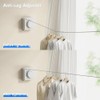 Retractable Clothesline Indoor, Non-Sagging Clothes Line Indoor & Outdoor,15.7Ft Heavy