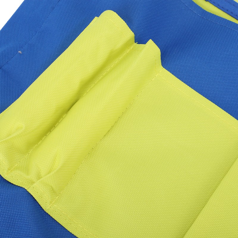 Chairback Pocket with Clear Label Slot Strong Stitching 600D Oxford