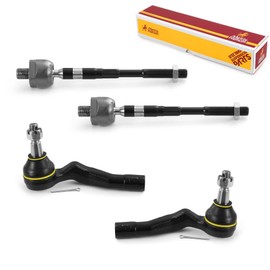 Metrix Premium Chassis Parts - 4 PC Inner & Outer Tie Rod End Kit Fits 2003-2006 Infiniti G35, 2007 Infiniti G35, 2003-2009 Nissan 350Z, Replacement EV80279, ES80579, ES80578, Made in Europe