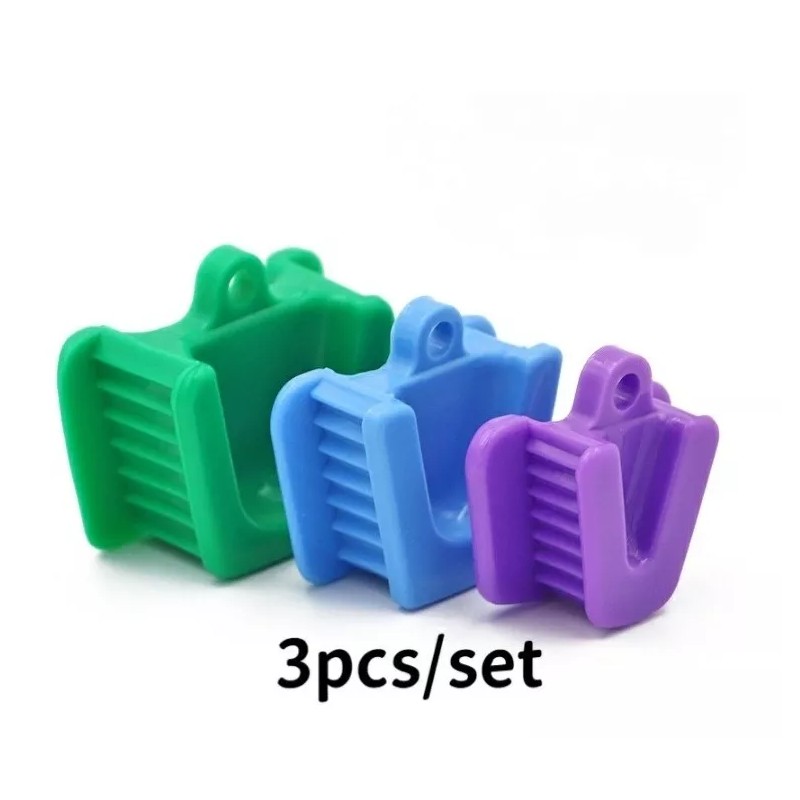 Vedent Cln Kit Abrebocas Dental Silicona Chico Mediano Grande