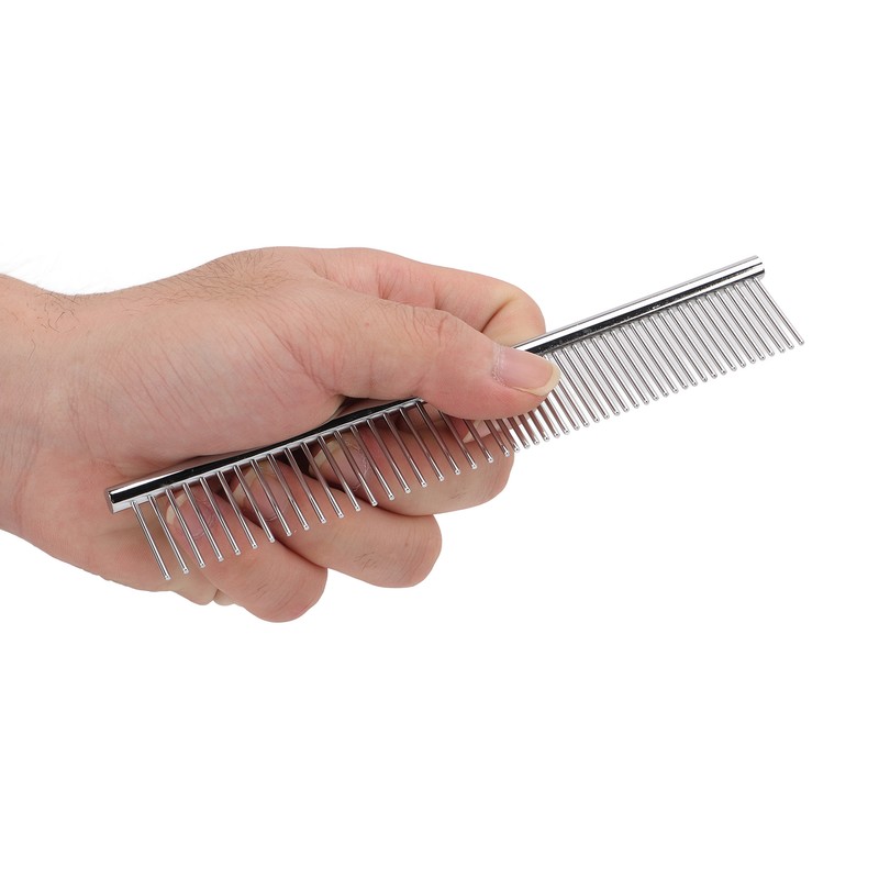 Pet Rabbit Grooming Scissors Stainless Steel Round Tip 4 in
