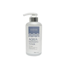 Eveever Aqua Soothing Toner 500ml Large Capacity + Additional Aloe Vera Soothing Gel 300ml / 이브에버 아쿠아 수딩 토너 500ml 대용량+추가 알로에베라 수딩젤 300ml