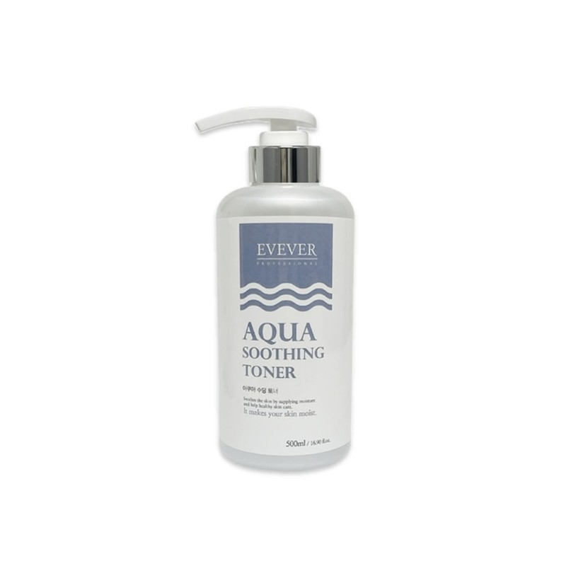 Eveever Aqua Soothing Toner 500ml Large Capacity + Additional Aloe