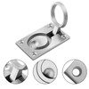 Jersvimc 2Pcs Marine Boat Ring Hatch Pull Handle, Flush Mount