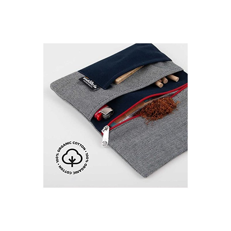 Tabaktasche f√ºr Drehtabak (30-50g) - Tabakbeutel aus Stoff - Drehertasche