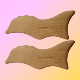 2 Aromatica Dolphin Face Massager Gua Sha / 2개 아로마티카 돌고래페이스 마사저 괄사