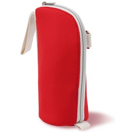 Lunchichi Pet Bottle Holder, For Winter, Heat Retention, For Warm PET Bottles, Can Last Over 104°F (40°C) For 1 Hour, Plastic Bottle Cover, 16.9 fl oz (500 ml) (Red)