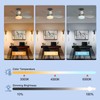 We Charger Socket Fan Light, 20.5IN Light Bulb Fan with