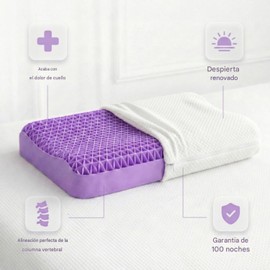Easelyn Almohadas De Enfriamiento, Diseño Gel Panal, Soporte Ergonómico para Toda Postura, Alivia El Dolor De Cuello Y Tensión (Estándar,52 * 35cm)