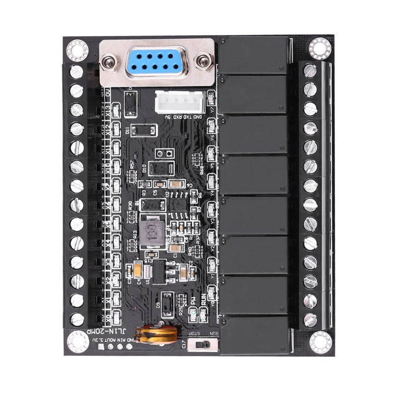 DC 24V PLC Regulator FX1N-20MR Industrial Control Board Programmable Logic