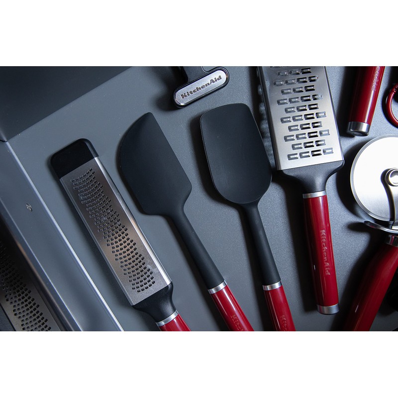 KitchenAid Core Medium Etched Grater, Empire Red, 11.6 inch, Rust-Resistant