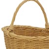 Folpus Easter Basket Rectangular Handwoven Polypropylene Brown Storage Decor Gift