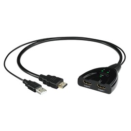 Hama HDMI Splitter 2 Way HDMI with USB Connection 4K