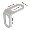 Motoforti 23mm 0.9" Motorcycle Exhaust Pipe Bracket L Shape Mounting