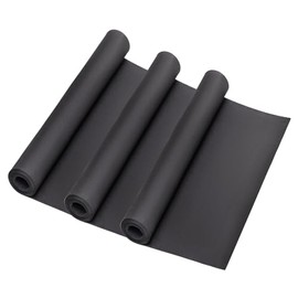 3-Pack 1mm Black Foam Sheet, 13.5" x 49" EVA Foam Roll Premium eva Craft Foam for Cosplay Costume by MEARCOOH