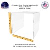 Marketing Holders 4 Pack Acrylic Riser Display Platform 8 Inch