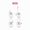 ABUS Combiflex - lucchetto per il fissaggio di sci, caschi,