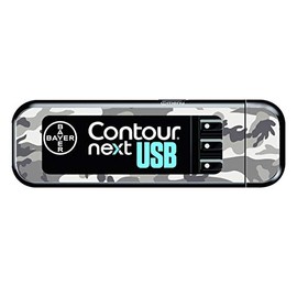 Bayer Contour Next USB Vinyl Sticker (Snow Camo)