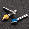 Genmitsu 1/4'' V Grooving Router Bit Set, 60 Degree &