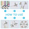 PH PandaHall 200pcs Fairy Wing Spacer Beads Tibetan Alloy Angel