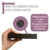120 x 120 x 20 mm Rubber Pad with Waffle