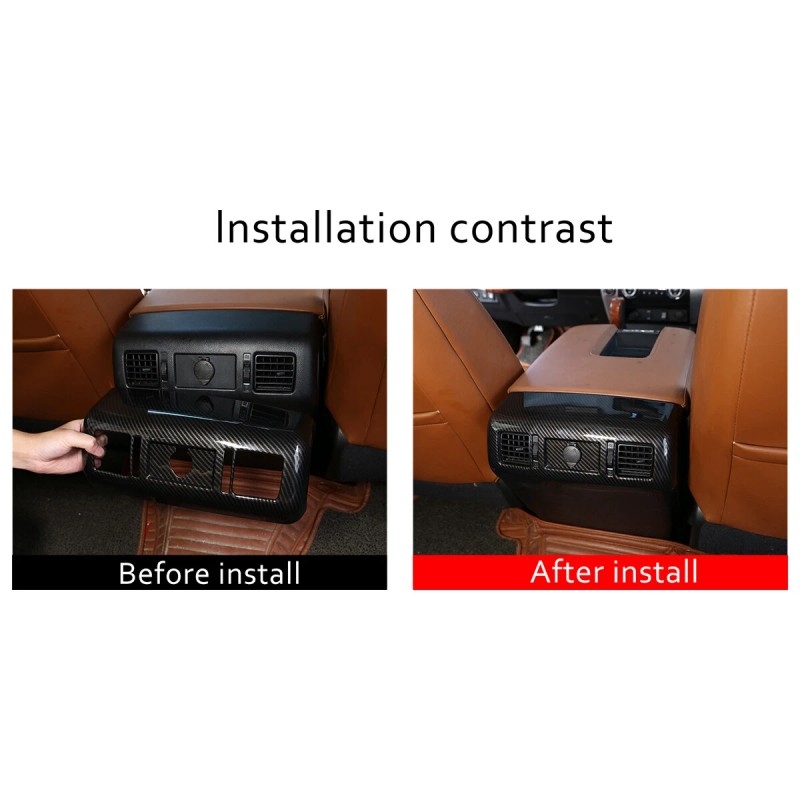 car-attention Inner Armrest Rear Air Vent Cover Trim Accessories For