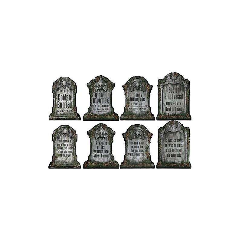 Beistle Packaged Tombstone Cutout Decorations