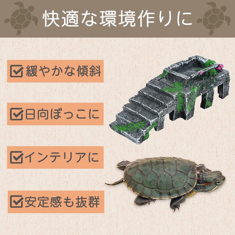 All Bright Reptile Shelter, Reptile Shelter, Hideaway, Turtle, Floating Island,