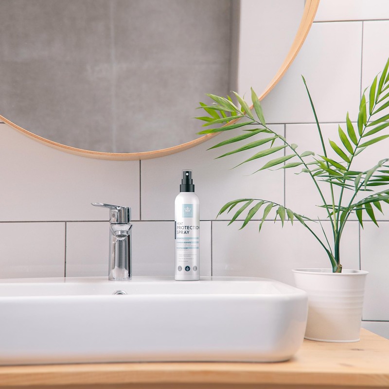 Rubin Extensions Hitzeschutzspray mit Arganöl und UV-Schutz – Haircare, Schutz