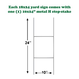 Know Your Parasites 2024 Sign (E) 18x24" Yard Sign (Outdoor, Weatherproof Corrugated Plastic) Metal Stake Included, by M&R