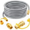 GasSaf 15FT 3/8" ID Natural Gas Hose, Natural Gas Grill