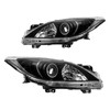 KAC Headlight Assembly Set Pair Compatible with 2010 2011 2012