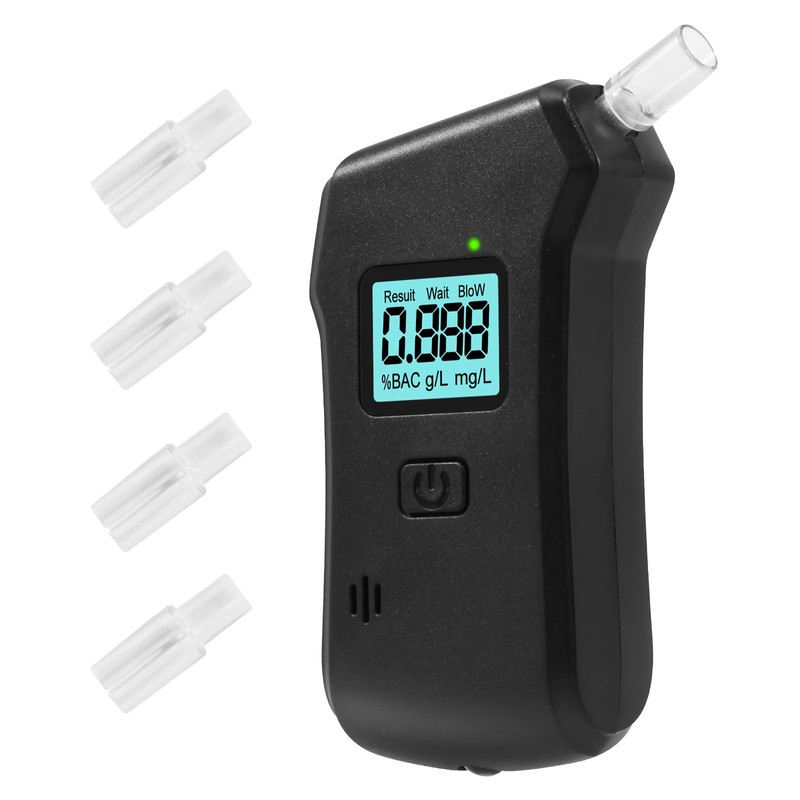 Professional Portable Alcohol Tester High Precision Digital Display Breath Alcohol